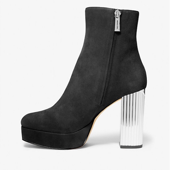 Michael Kors Porter Suede platform boots sz.8 - Picture 2 of 4